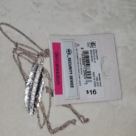 2 for 15 Paloma ellie Silver Feather Pendant Necklace - Picture 6 of 6